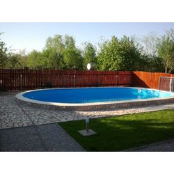 Piscină oţel Waincris Caribi 1500x500x150cm (Blue) Thumb