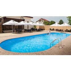 Piscină oţel Waincris Caribi 1500x500x150cm (Blue) Thumb