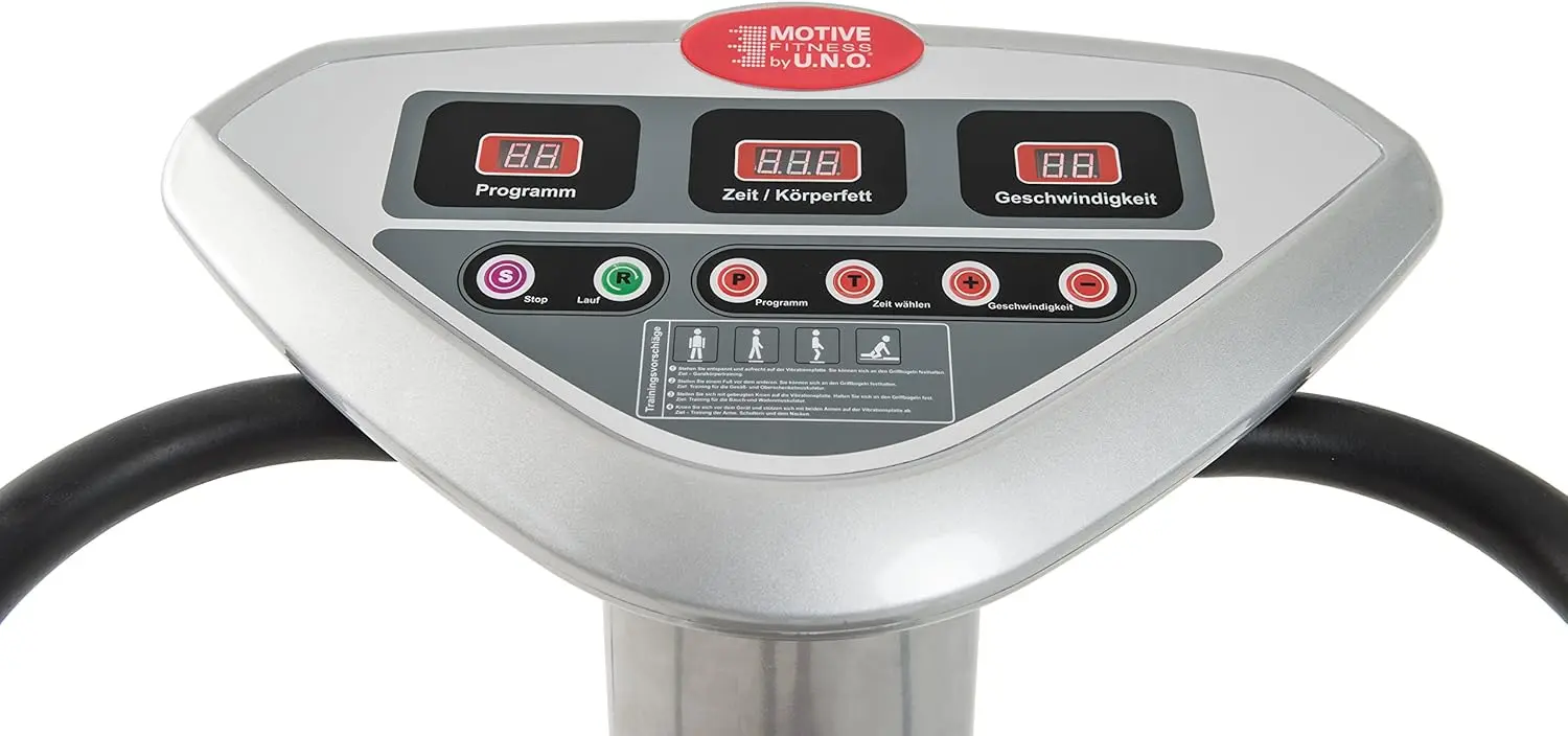 Platforma cu vibratii Motive Fitness Uno Vibro-Fit 2000 (Silver/Black)