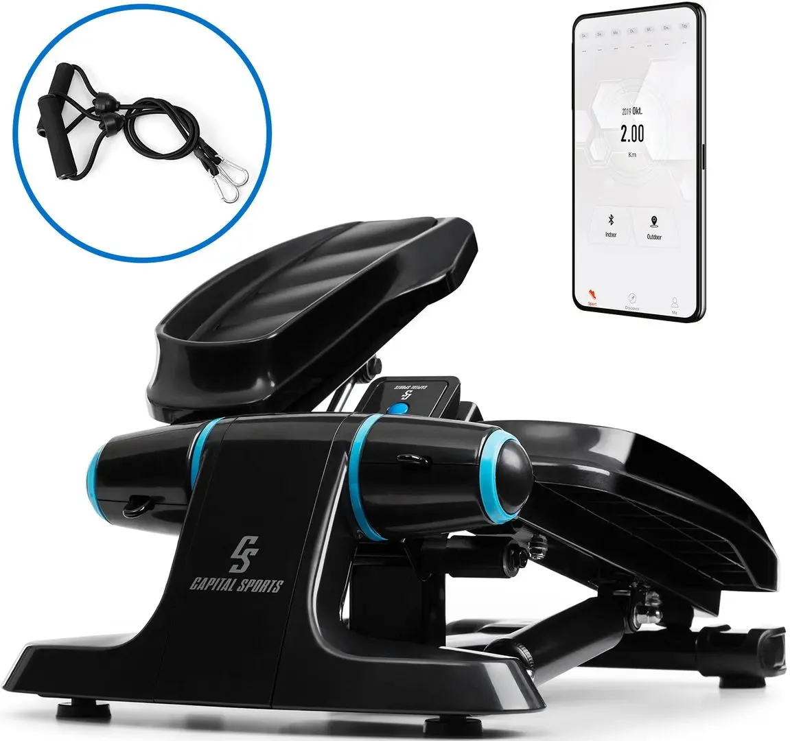 Stepper mini Capital Sports Galaxy Step (Black/Blue) - 2