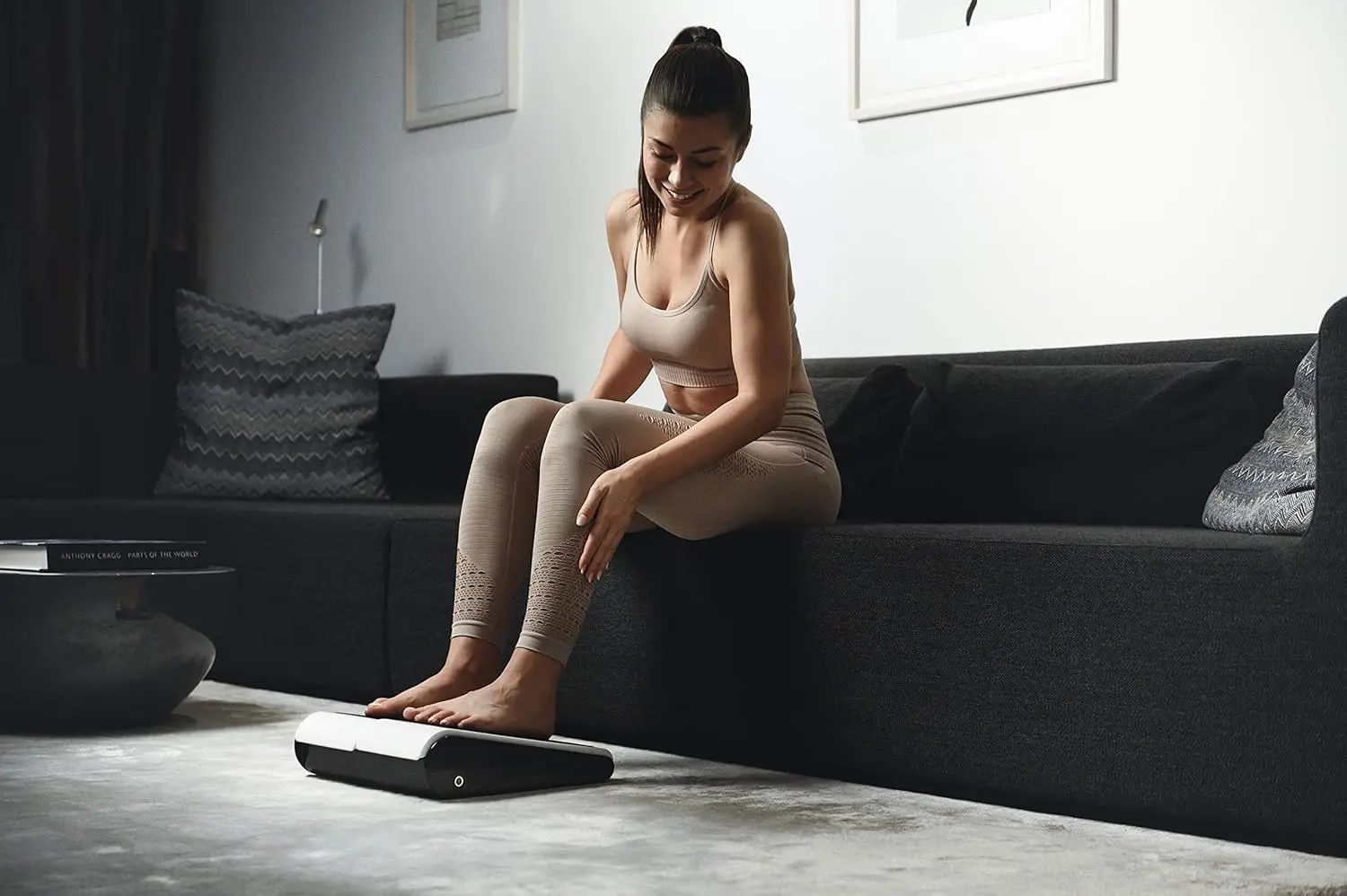 Platforma cu vibrații Christopeit Sport VIBRO 1000 (Black)