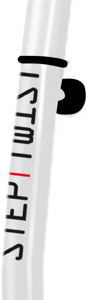 Stepper Everfit Step Twist (White/Black)