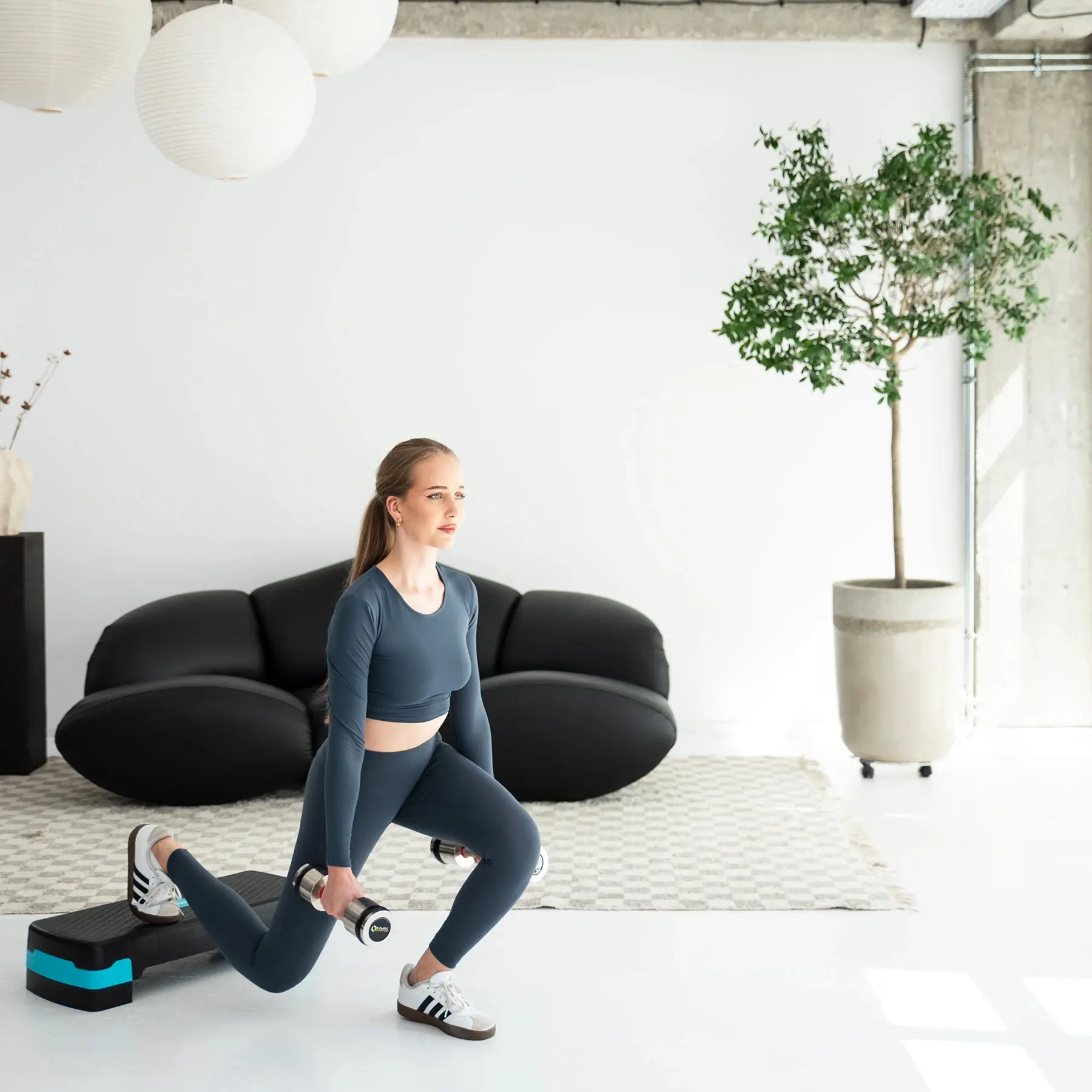 Степ-платформа HMS AS002 (Black/Blue)