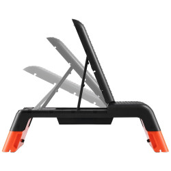 Step-platforma reglabila 2in1 HMS AS009 Pro (Black/Orange) Thumb