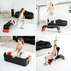 Step-platforma reglabila 2in1 HMS AS009 Pro (Black/Orange) Thumb