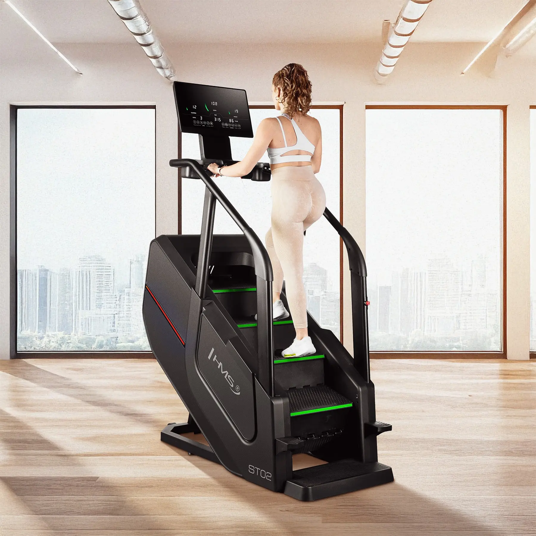 Stepper cu scari HMS ST02 (Black)