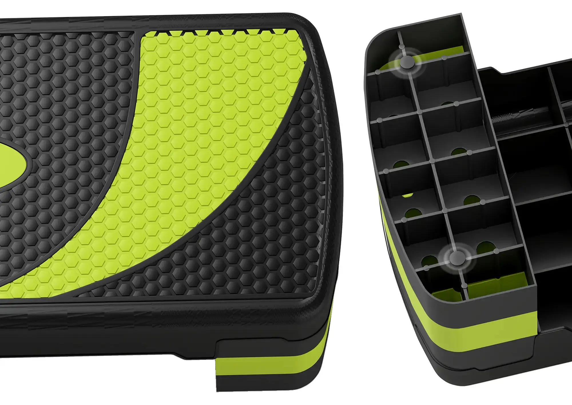 Platforma step Homcom A90-077V00GN (Black/Green) - 7