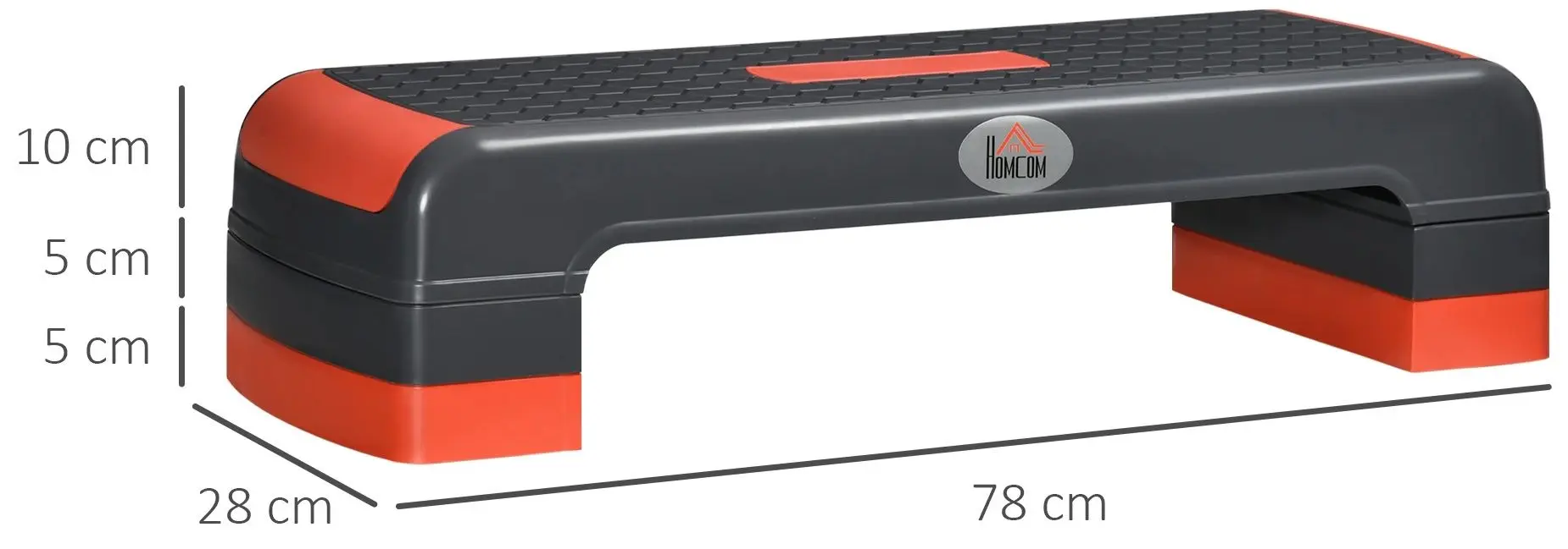 Stepper Homcom A90-298RD (Black/Red)