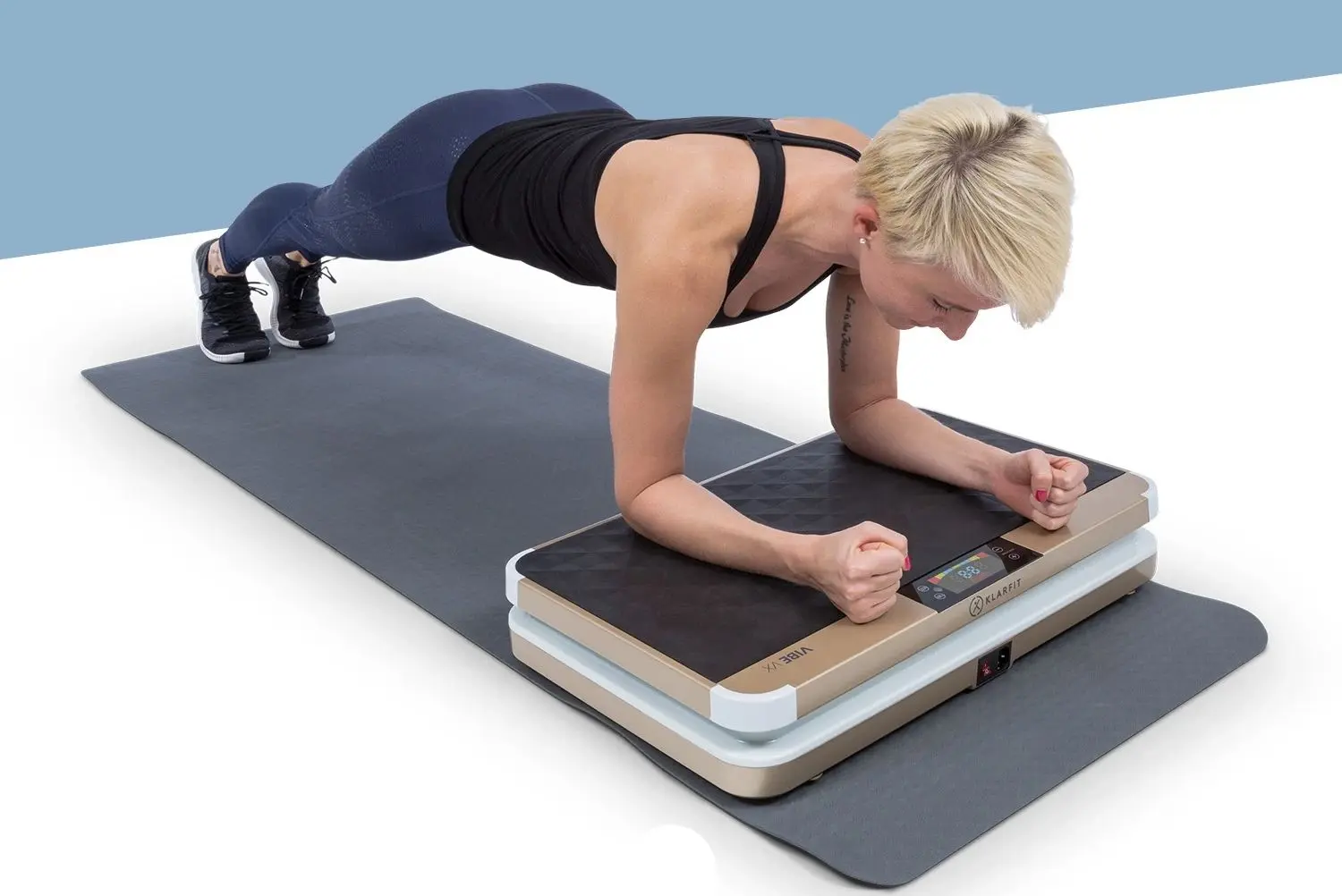 Виброплатформа Klarfit Vibe VX (Beige/Black) - 4