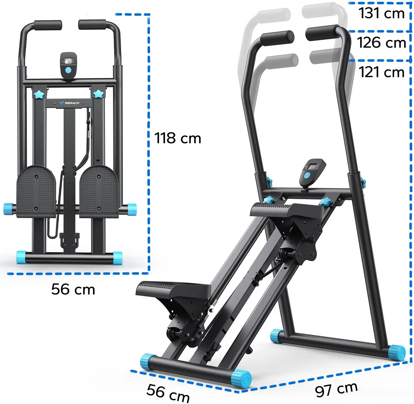 Stepper Merach MR-2448B1 (Black) - 4