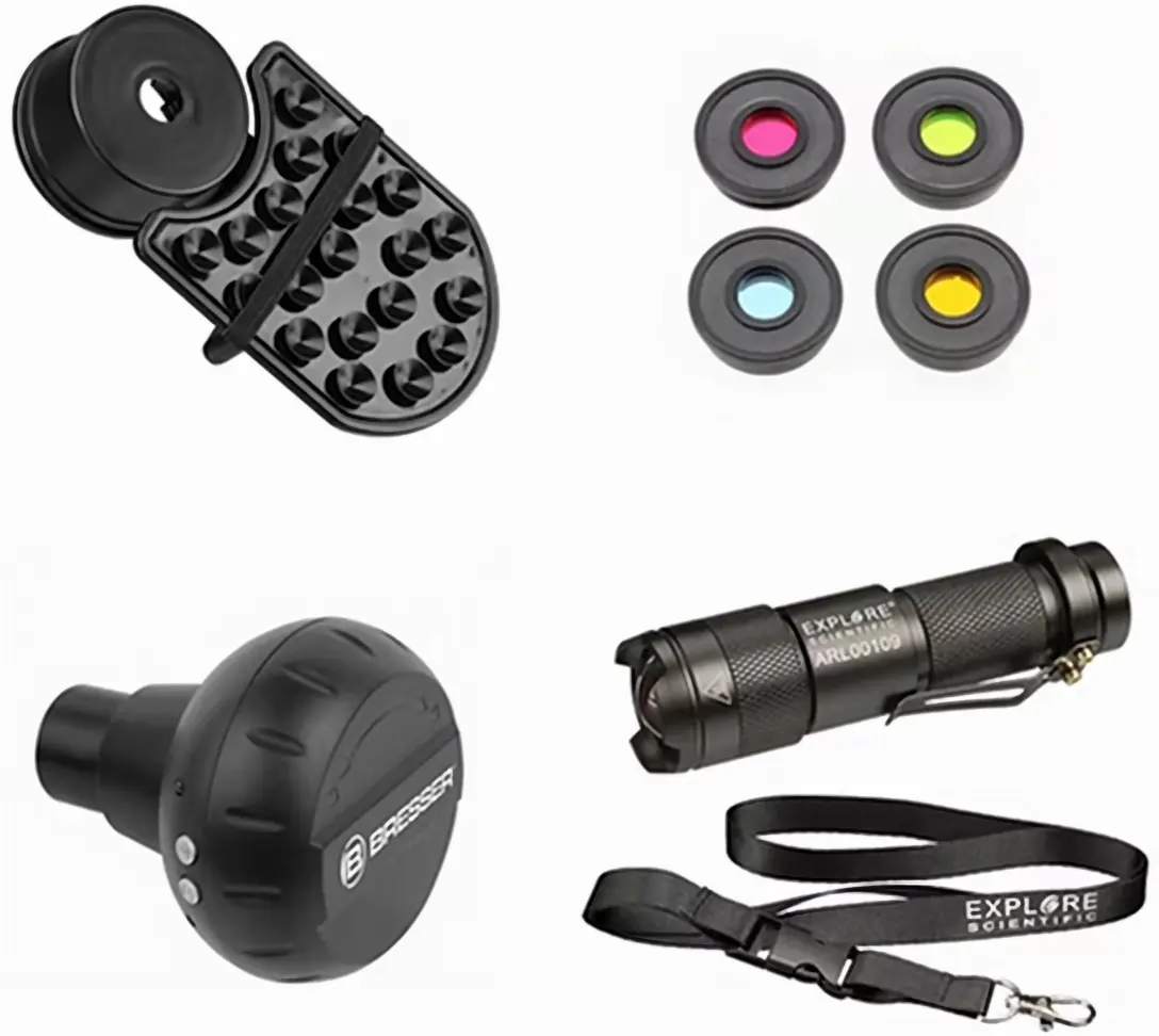 Telescop Bresser Automatik 80-400 GoTo + HD WiFi Camera (Black)