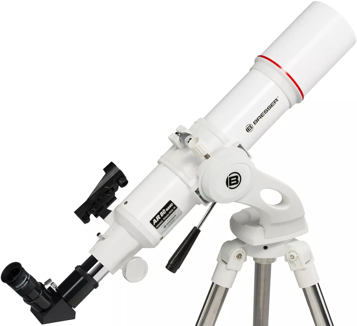 Telescop Bresser Nano AR 80/640 AZ (White)