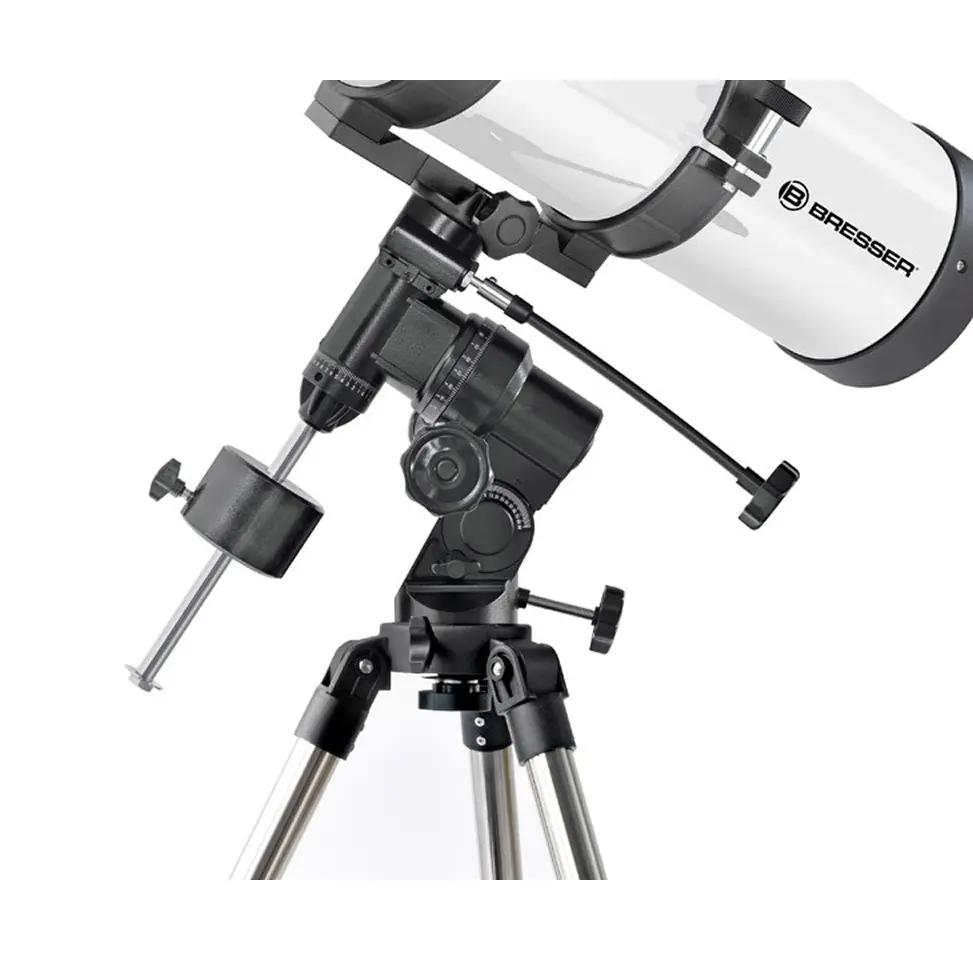Telescop Bresser Pegasus 130/650 EQ3 (White/Black)