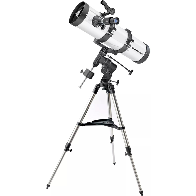 Telescop Bresser Pegasus 130/650 EQ3 (White/Black)