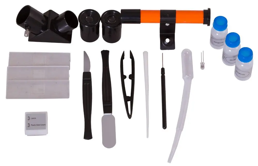 Set 3in1 microscop + telescop + binoclu Levenhuk LabZZ MTВ3