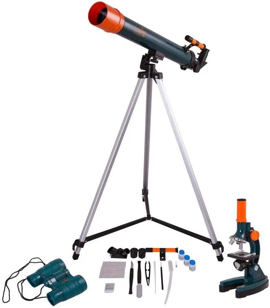 Set 3in1 microscop + telescop + binoclu Levenhuk LabZZ MTВ3