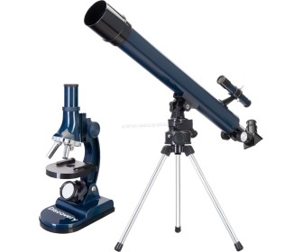 Набор микроскоп с телескопом Levenhuk Discovery Scope 2 (Blue)