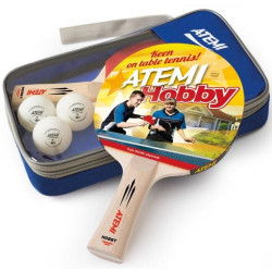 Set tenis de masa Atemi Hobby (Red/Wood) Thumb