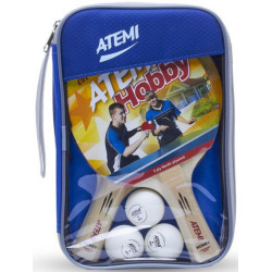 Set tenis de masa Atemi Hobby (Red/Wood) Thumb