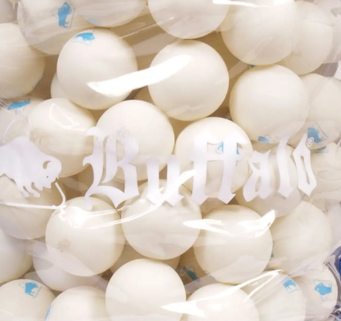 Set mingi pentru tenis de masa Buffalo 7050.050 (White)