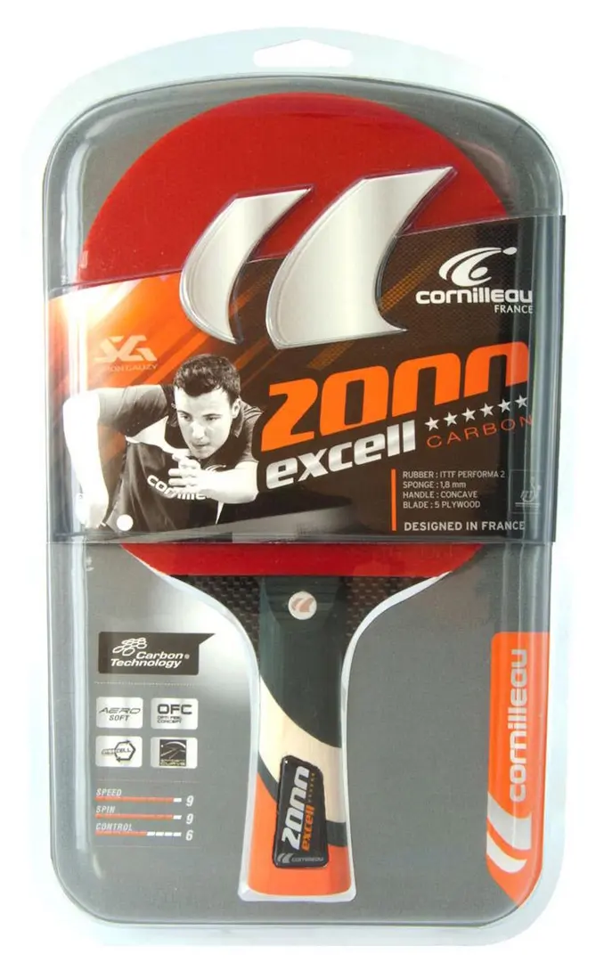 Ракетка для тенниса Cornilleau Excell 2000 Carbon (Red/Black)