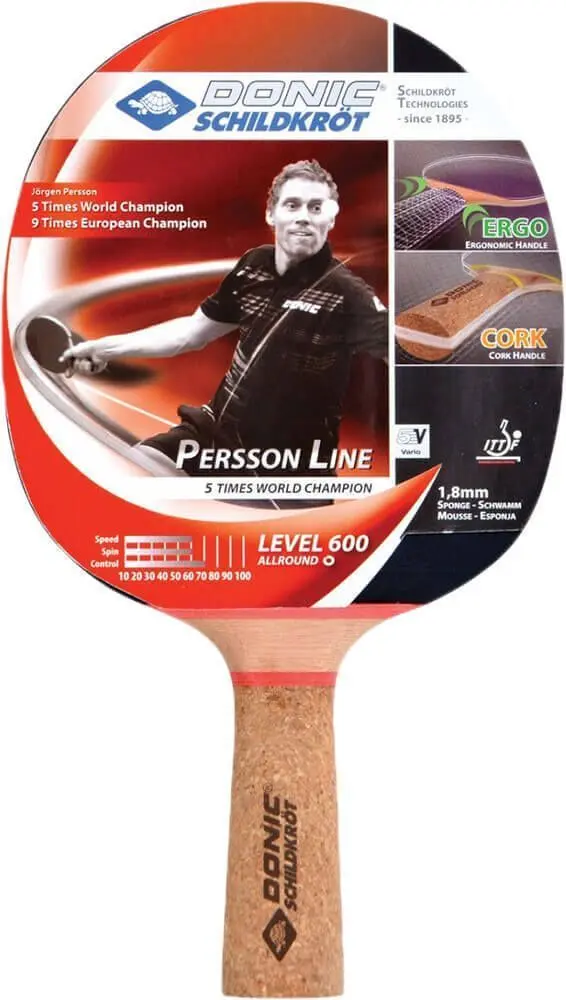 Set tenis de masa Donic Persson 600 (Red)