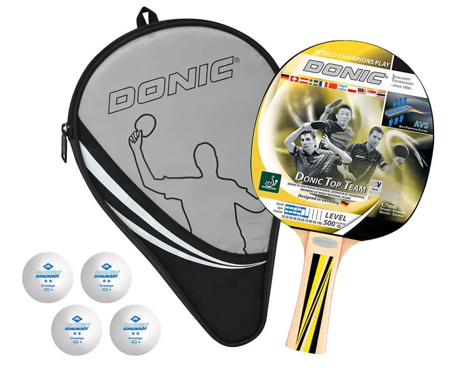 Набор для настольного тенниса Donic Top Team 500 (Black/Red)