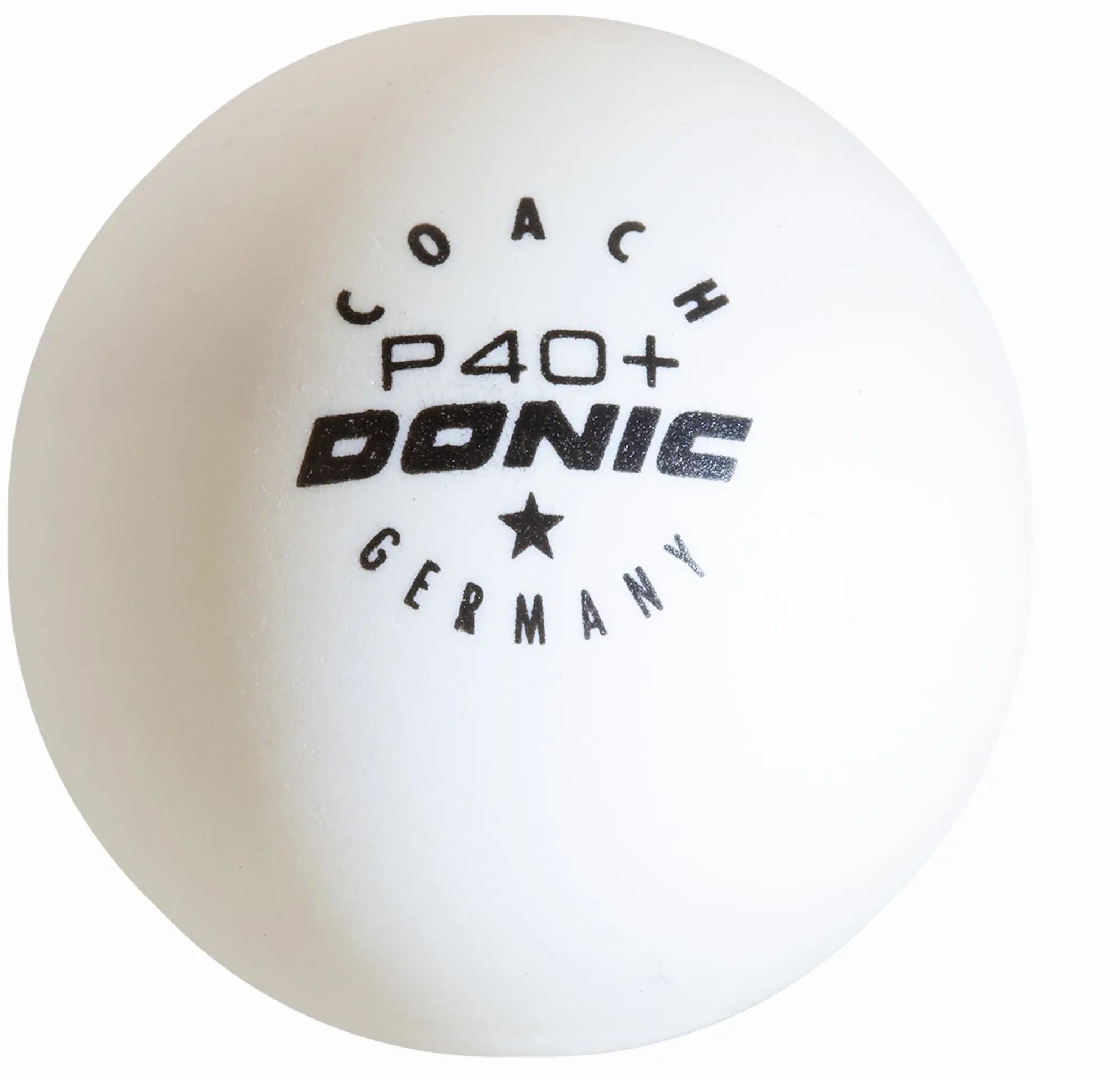 Set mingi pentru tenis de masa Donic Coach P40+ 1 Star (White)
