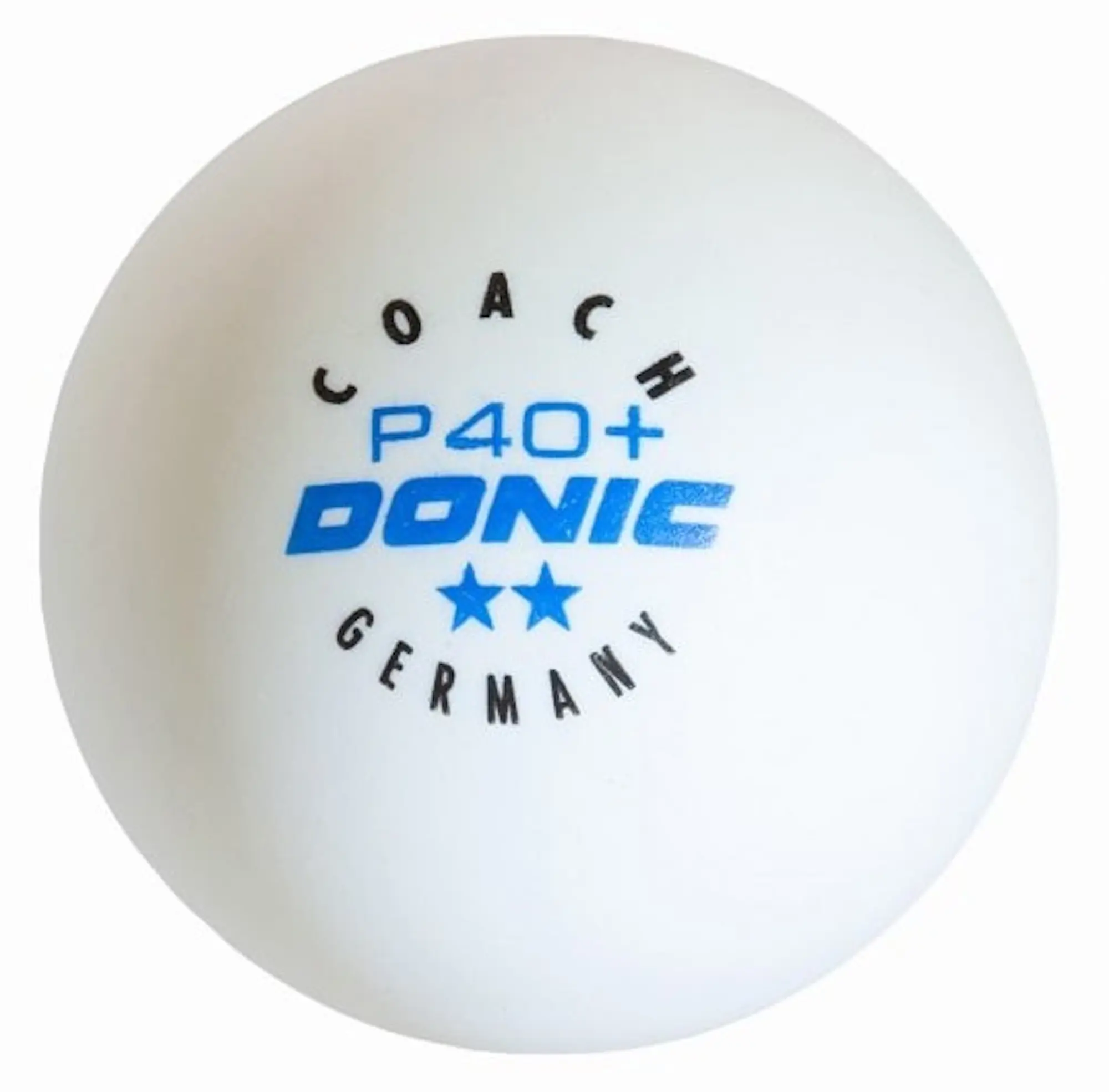 Set mingi pentru tenis de masa Donic Coach P40+ 2 Star (White)