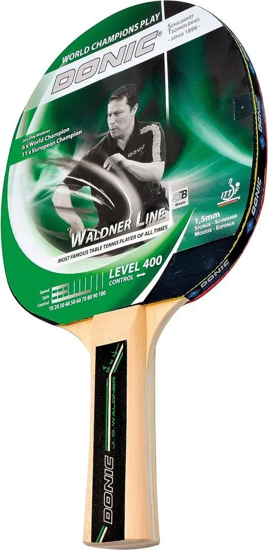 Paleta tenis de masa Donic Waldner Line 400 (Green/Black)