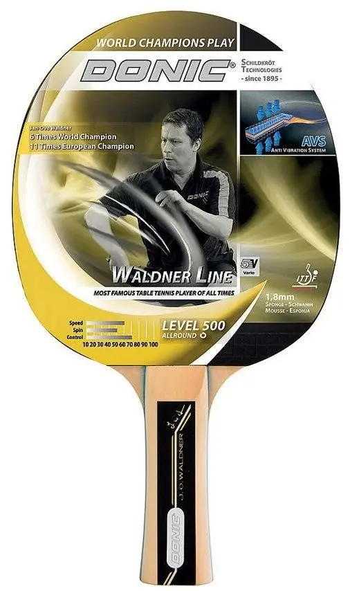 Paleta tenis de masa Donic Waldner Line 500 (Black/Yellow)