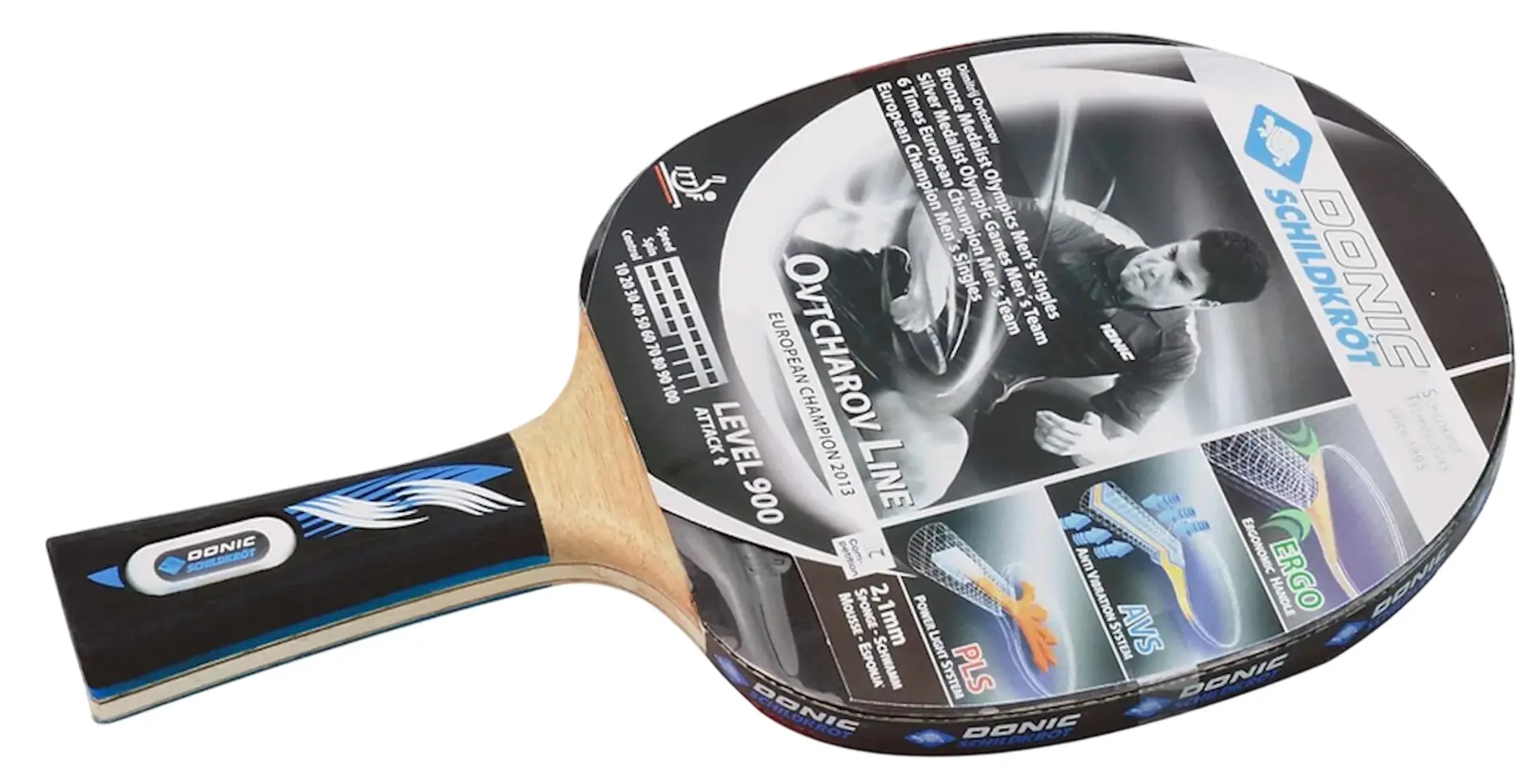 Ракетка для тенниса Donic Ovtcharov Level 900 (Black)
