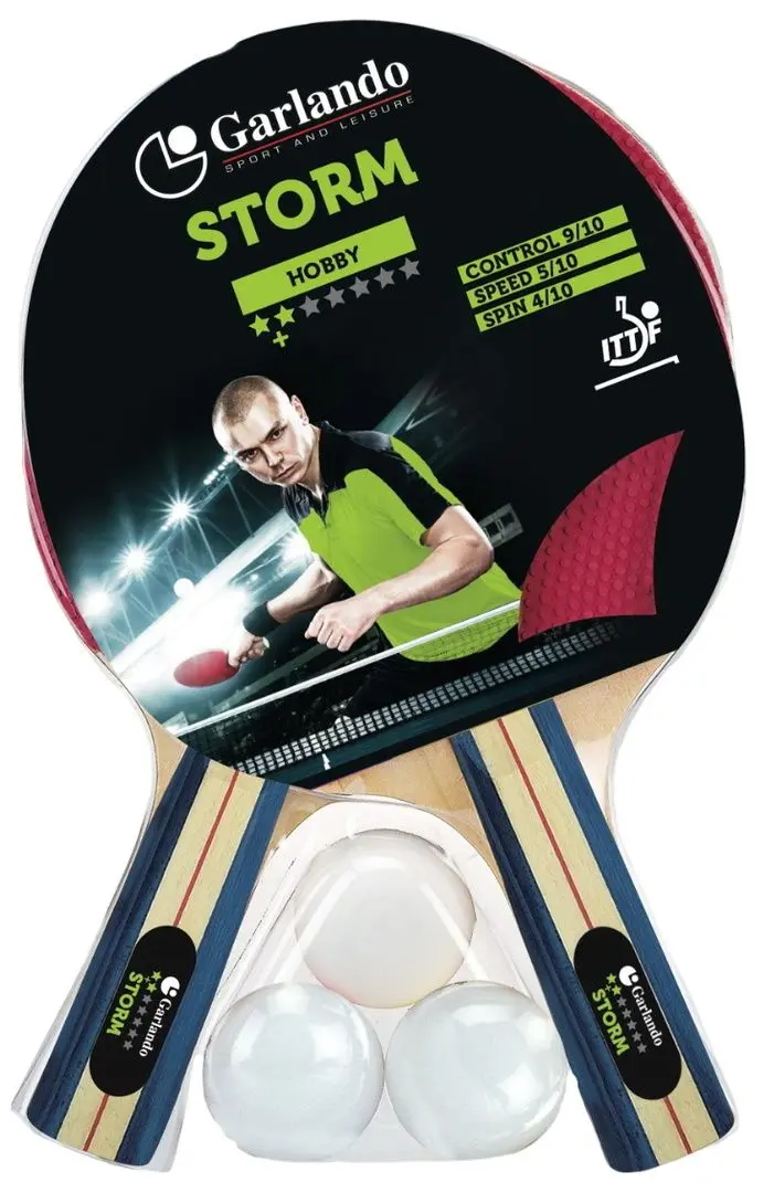 Set tenis de masa Garlando Storm 2C4-5 (Red/Blue)