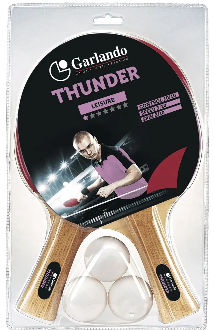 Set tenis de masa Garlando Thunder 2C4-4 (Black/Red)