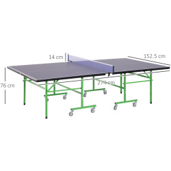 Masa de tenis Homcom A90-351V00BU (Violet/Green) Thumb