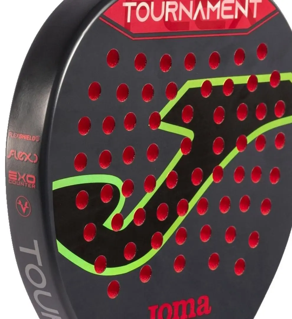 Теннисная ракетка для паделя Joma Tournament 414816 (Black/Red)