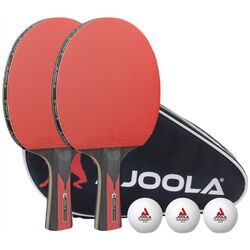 Set tenis de masa Joola Duo Carbon (Red/Black)