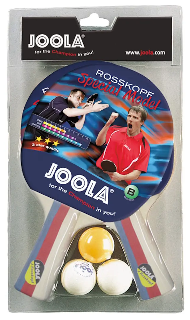 Set tenis de masa Joola Rosskopf (Black/Red)