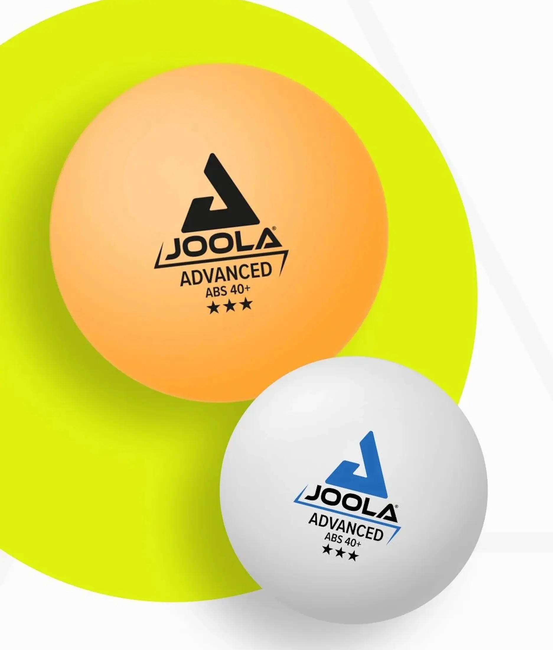 Set mingi pentru tenis de masa Joola Advanced Training 44206 (White/Yellow)