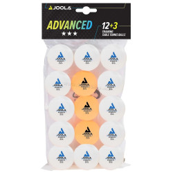 Set mingi pentru tenis de masa Joola Advanced Training 44206 (White/Yellow)