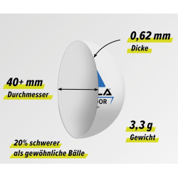 Set mingi pentru tenis de masa Joola Outdoor 42181 (White) Thumb