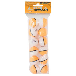 Set mingi pentru tenis de masa Joola Spinball 42185 (White/Yellow)