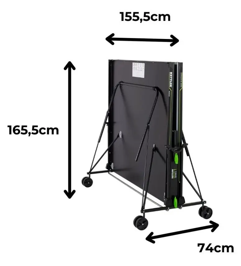 Masa de tenis Kettler K1 Outdoor (Dark Grey)