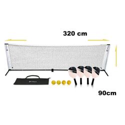 Набор для пиклбола La Sports 44370 (White/Black) Thumb