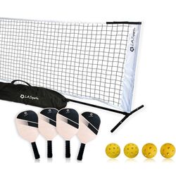 Набор для пиклбола La Sports 44370 (White/Black) Thumb