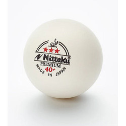 Set mingi pentru tenis de masa Nittaku Premium 3 Star (White)