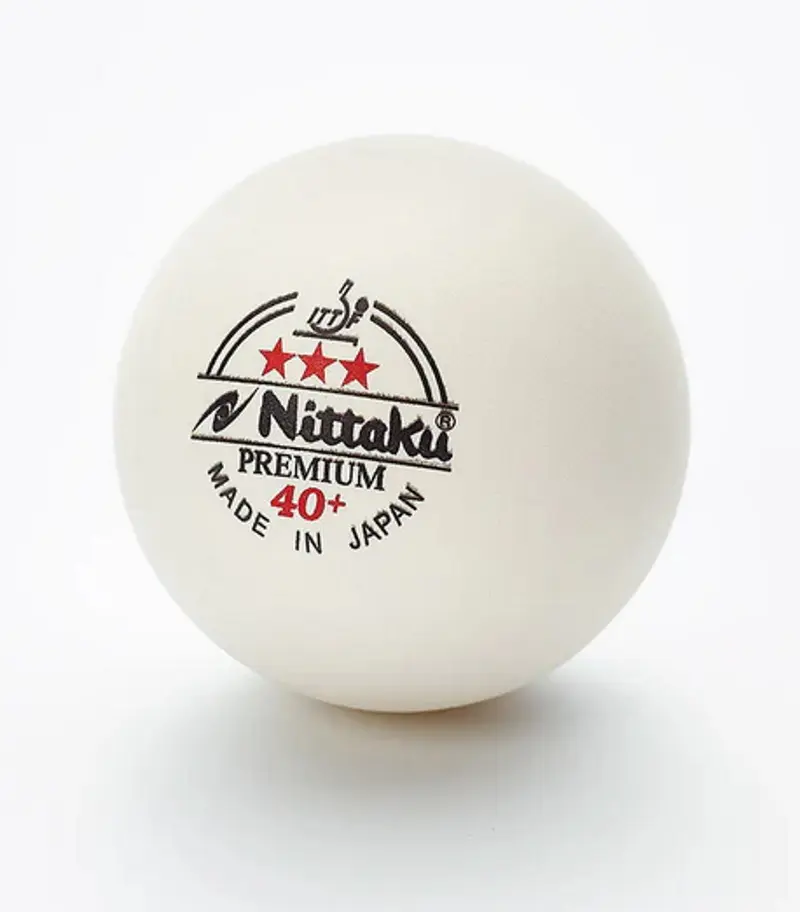 Set mingi pentru tenis de masa Nittaku Premium 3 Star (White)