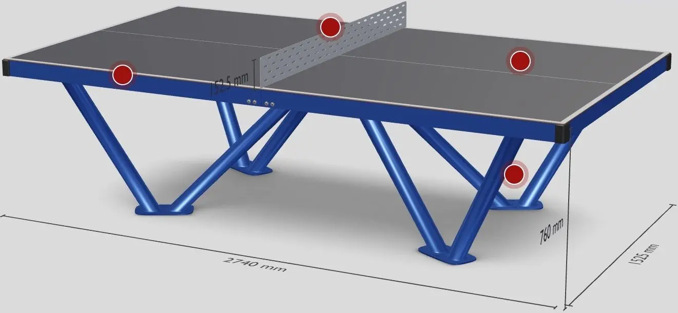 Masa de tenis PlayPark TS-25