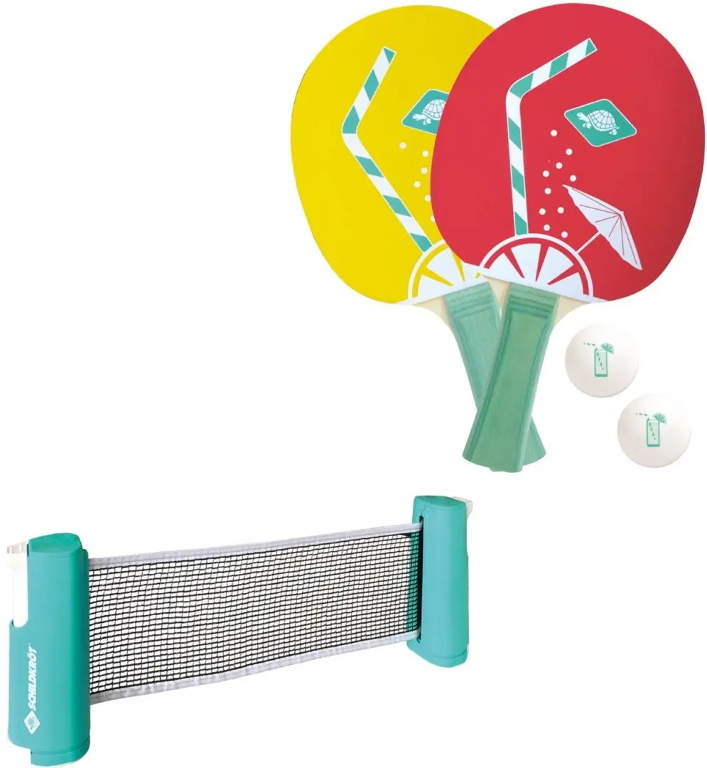 Set tenis de masă Schildkrot Spin 788661 (Yellow/Red/Green)