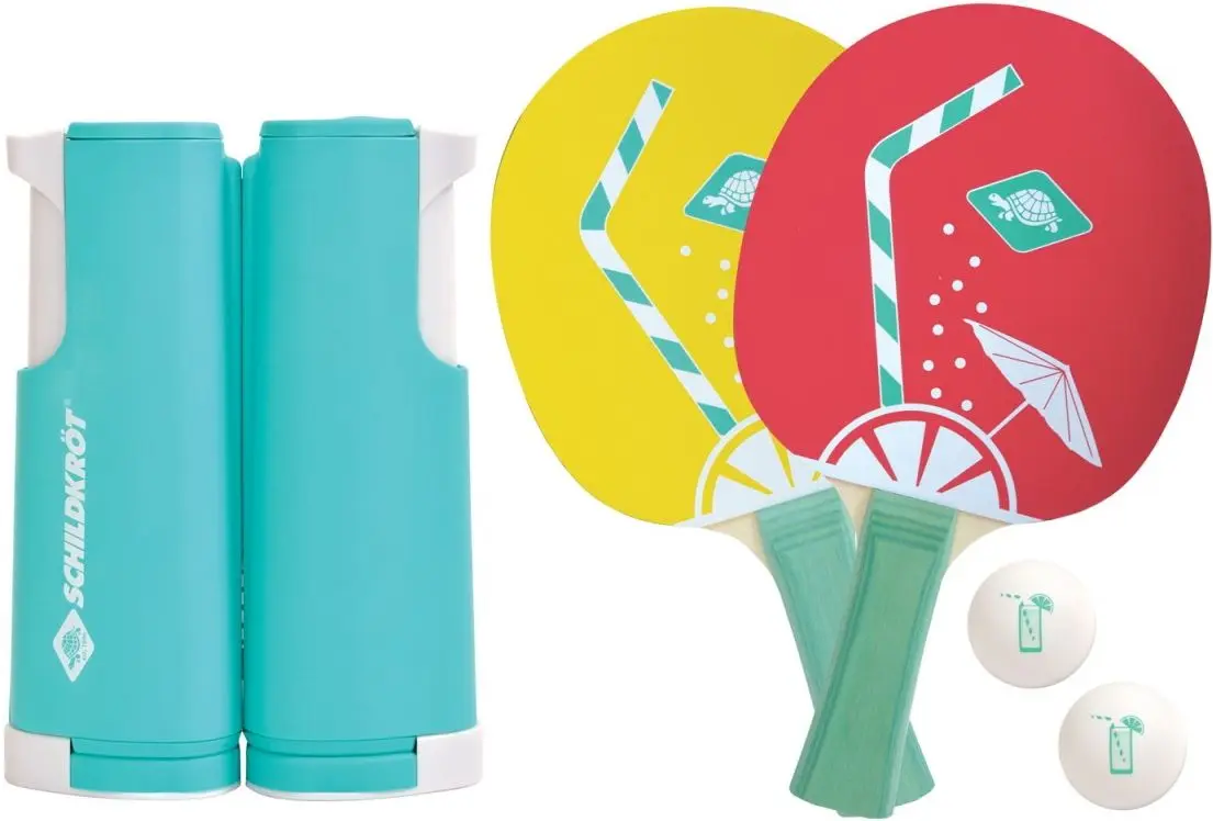 Set tenis de masă Schildkrot Spin 788661 (Yellow/Red/Green)
